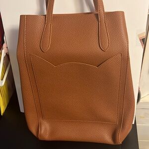 Camel color soft vegan kitty shoulder bag Cat Lady Box item